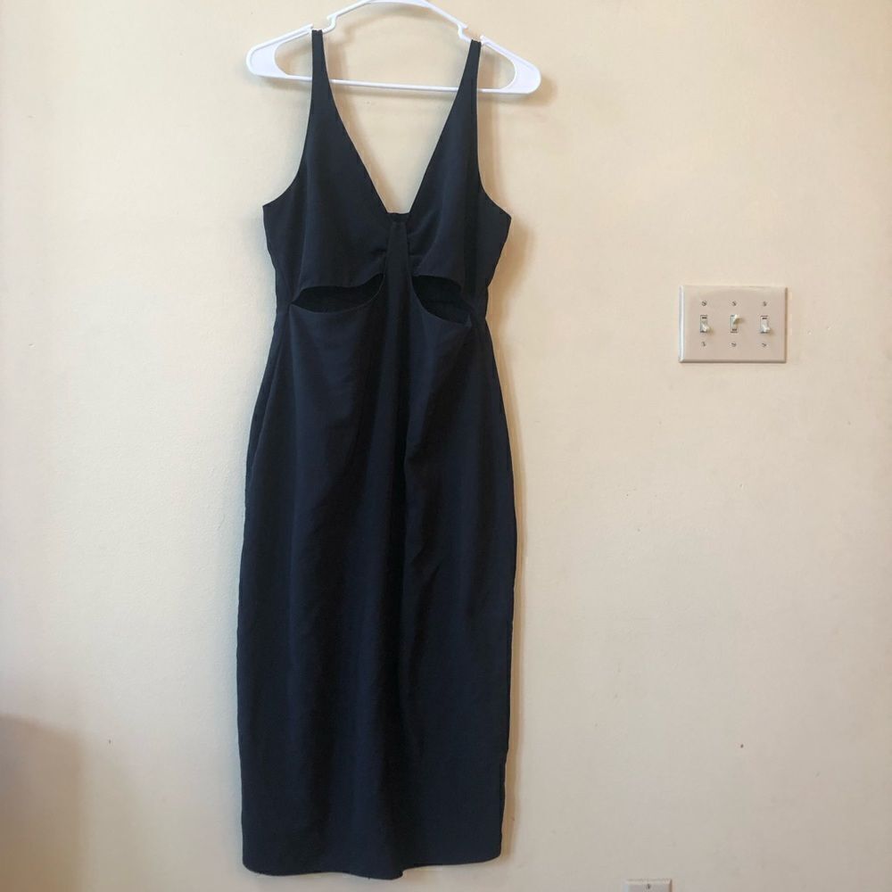 Abercrombie and Fitch Cut Out Midi Dress